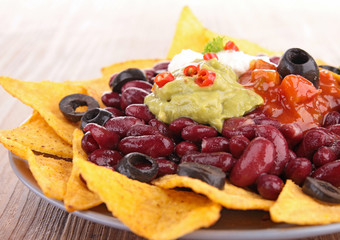 nacho with vegetables