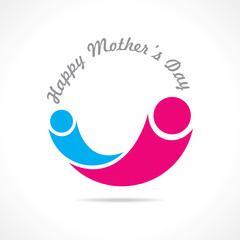 mothers day icon design stock vector