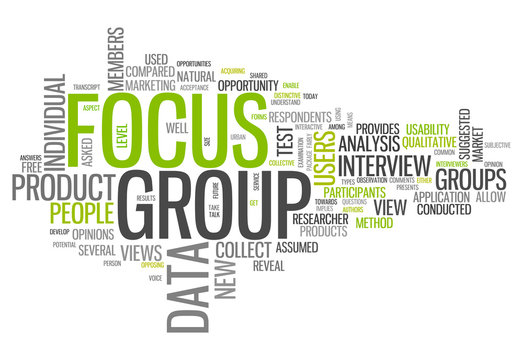 Word Cloud "Focus Group"