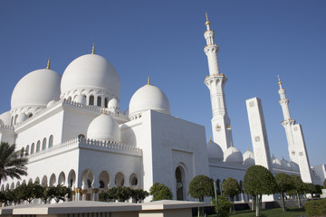 Fototapeta na wymiar Sheik Zayed Moschee