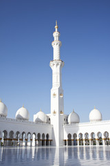 Fototapeta na wymiar Sheik Zayed Moschee