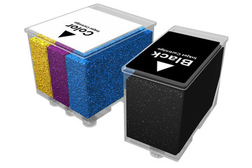 Inkjet cartridges - Transparent (3D)