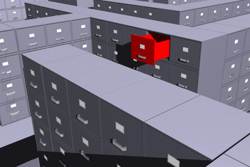 Fototapeta premium Hot files (3D)