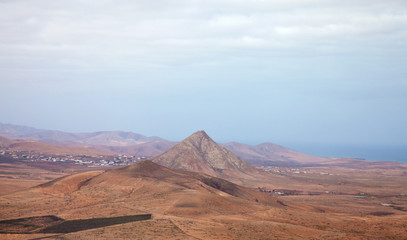 Fototapeta na wymiar Śródlądowych Północnej Fuerteventura