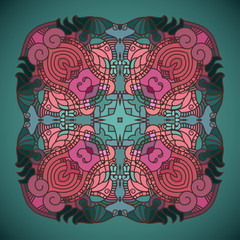 Vector Square Decorative Design Element
