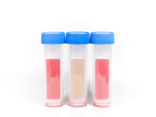 The Microbial test kit isolated on white background