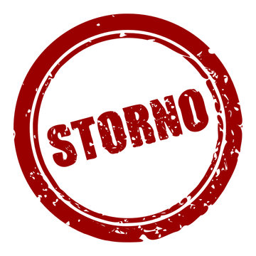 stempel rund storno I