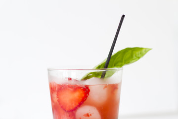 Strawberry Basil Cooler