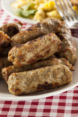 Organic Cooked Maple Breakfast Sausage