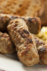 Organic Cooked Maple Breakfast Sausage