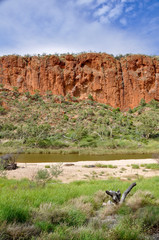 Glen Helen Gorge, West Macdonnell ranges (Australia)