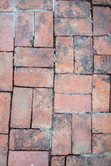 old brick floor