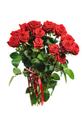  bunch of red roses