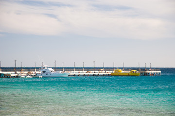 Obraz premium Red Sea coast line near Hurhada