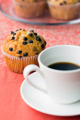 Coffee break with muffin