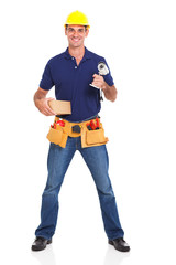 portrait of an cctv  installer