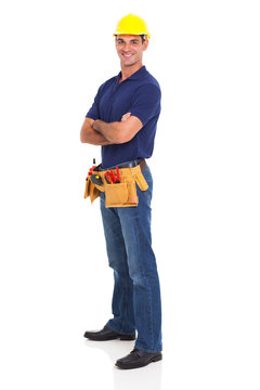 Portrait Of Happy Handyman