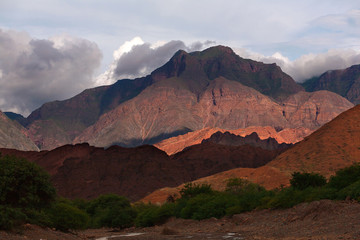 Colorful rock formation, El Cafayate, Salta, Argentina