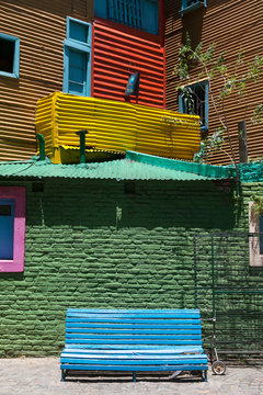 Port district La Boca in Buenos Aires, Argentina