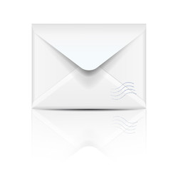 White detailed envelope.