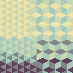 abstract retro geometric pattern
