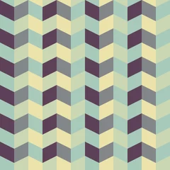 Fotobehang Zigzag abstract retro geometrisch patroon