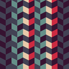 abstract retro geometric pattern