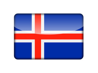 Fototapeta premium The Icelandic flag