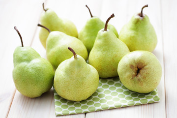 green pears