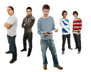 Obraz premium men group