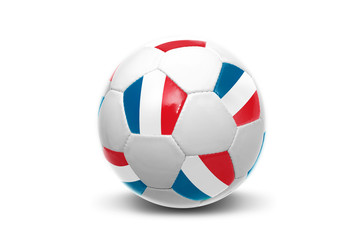 Obraz premium French flag soccer ball