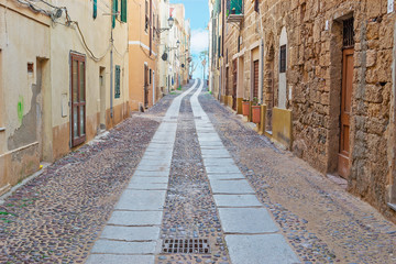 Obraz premium Alghero street
