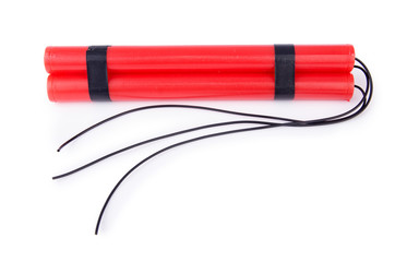 Dynamite isolated on the white background