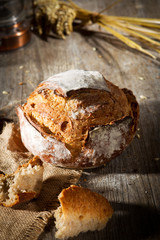 Miche de pain tradition
