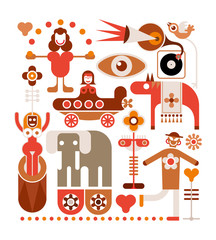Circus - vector illustration