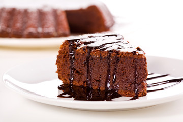 Slice Of Chocolate Cake