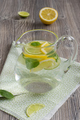 Lemonade with mint