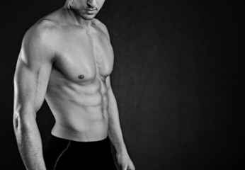 Sexy muscular man