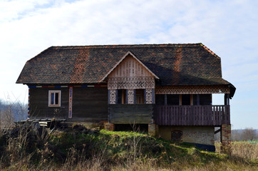 Fototapeta na wymiar traditional turopolje house