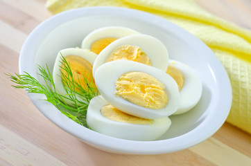 boiled eggs