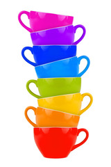 coffee cup tower