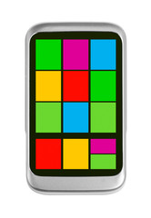 Blank mobile app surface