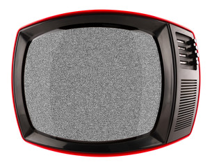 red retro tv