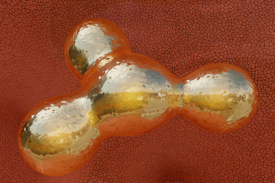 y chromosome - 3d Render