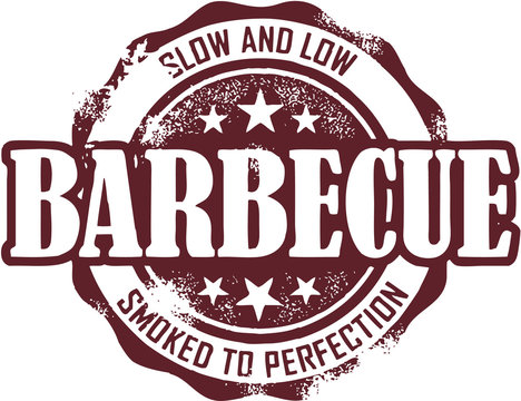 BBQ Barbecue Stamp Seal