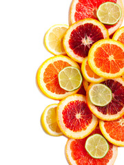 Grapefruit, orange, lime and lemon slices