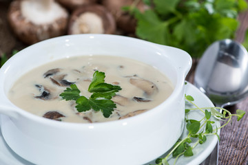 Homemade Mushroom Soup