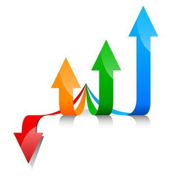 Vector financial growth