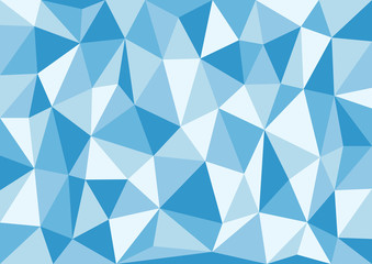 Soft Blue Triangles Vector Background