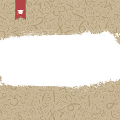 Educational background. Vector, EPS10